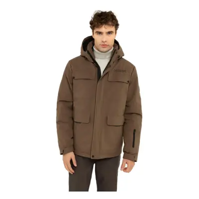 Férfi dzseki VOLCANO J-NOEL-500-BROWN