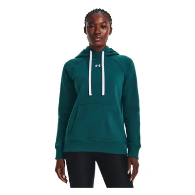 Női edzőpulóver kapucnival UNDER ARMOUR Rival Fleece HB Hoodie-GRN-1356317-716