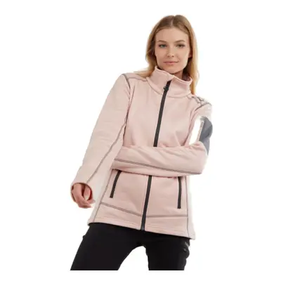 Női sípulóver cipzárral FUNDANGO Antila Fleece Jacket-339-soft pink melange