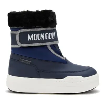 Junior magas téli csizma MOON BOOT MB JR PARK STRAP-F003 BLUE