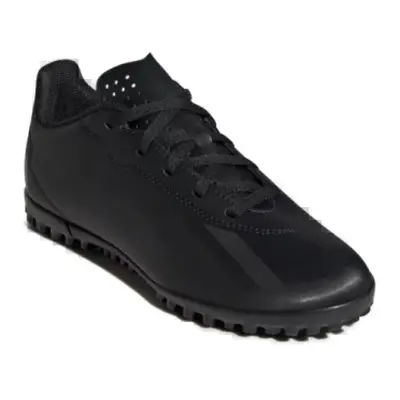 Chlapčenské futbalové kopačky turfy ADIDAS X CrazyFast.4 Jr TF core black core black core black