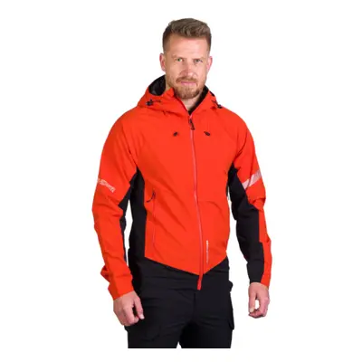 Férfi túra softshell kabát NORTHFINDER RANDAL-170-orangeblack