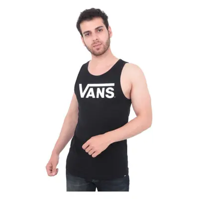 Ujj nélküli férfi póló VANS MN CLASSIC TANK-BLACK-WHITE