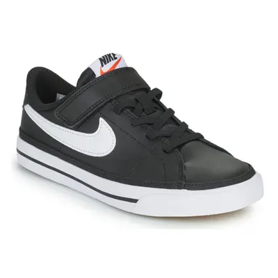 Gyerek szabadidős lábbelik NIKE Court Legacy black gum light brown white