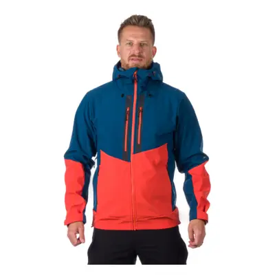 Férfi túra softshell kabát NORTHFINDER GRAYSON 631-inkblueorange