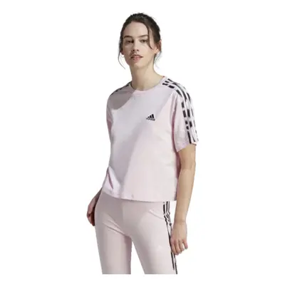 Dámske tričko s krátkym rukávom ADIDAS VIBAOP 3S CRO T-IL5870-clear pink MULTICOLOR