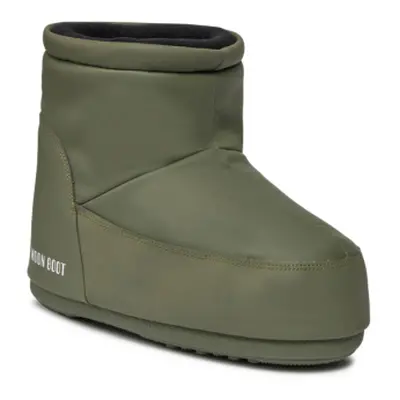 Téli bokacsizma MOON BOOT ICON LOW NOLACE RUBBER, 002 khaki