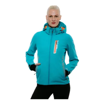 Dámska turistická softshellová bunda EVERETT SoftCa jacket W blue