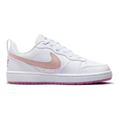 Dievčenská rekreačná obuv NIKE Court Borough Low Recraft white pinksicle arctic orange