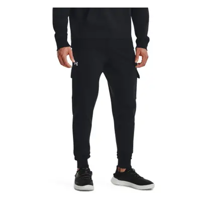 Hőszigetelt férfi melegítőnadrág UNDER ARMOUR UA Rival Fleece Cargo Jogger-BLK