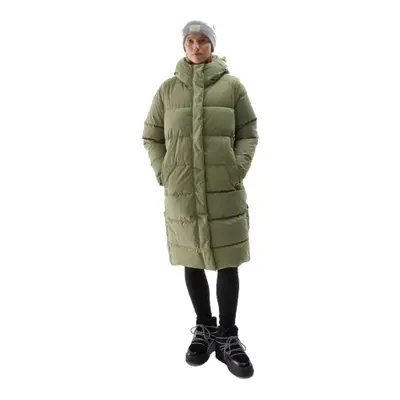 Női kabát 4F DOWN JACKET-WAW24TDJAF476-43S-KHAKI