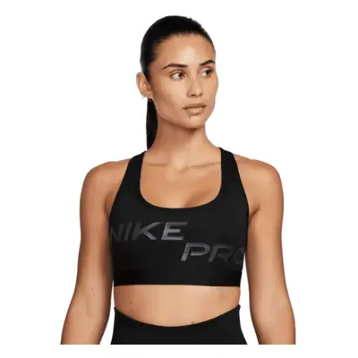 Női edző sportmelltartó NIKE W PRO DF SWSH LGT SPT GRX BRA-FN2749-010-black