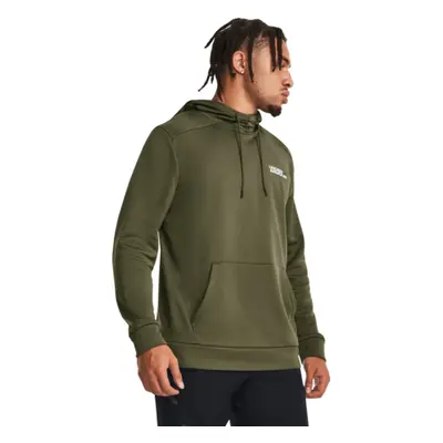 Hőszigetelt férfi edzőpulóver kapucnival UNDER ARMOUR UA Armour Fleece Graphic HD-1379745-390 GR