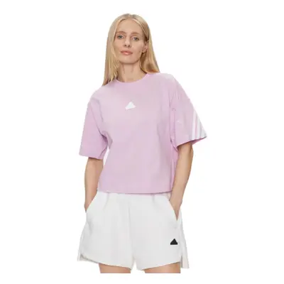 Rövid ujjú női póló ADIDAS W FI 3S TEE-IL3066-bliss lilac