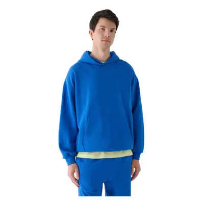 Férfi kapucnis pulóver 4F SWEATSHIRT-WAW24TSWSM1311-36S-COBALT