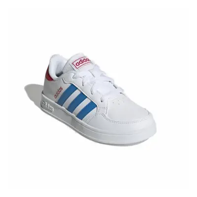 Juniorská rekreačná obuv ADIDAS Breaknet cloud white blue rush vivid red