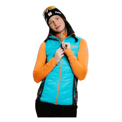 Női skialp mellény EVERETT SkiToura PRIMALOFT vest W blue