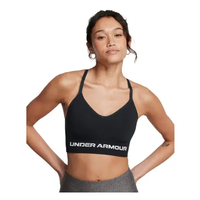 Női edző sportmelltartó UNDER ARMOUR Vanish Seamless Low Bra-BLK