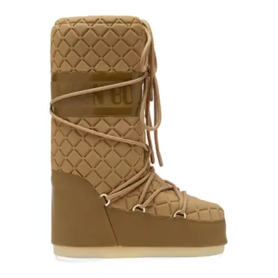 Női magas téli csizma MOON BOOT MB ICON QUILT -M013 CARAMEL