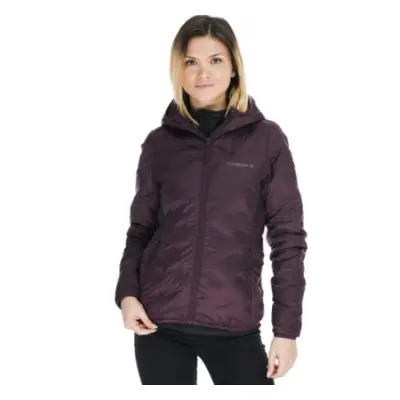 Női kabát FUNDANGO ALSEA Hooded Down Jacket-398 - aubergine