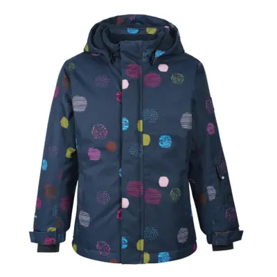 Lány sídzseki COLOR KIDS Ski jacket AOP, AF 10.000, festival fuchsia