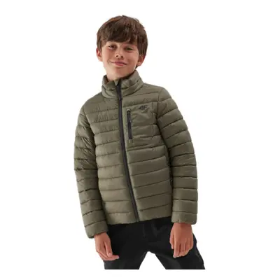 Fiú kabát 4F JUNIOR DOWN JACKET-JAW23TDJAM220-44S-OLIVE