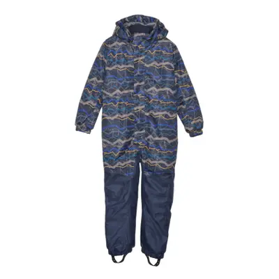 Chlapčenský zimný overal COLOR KIDS Coverall - AOP, total eclipse 741089.7850