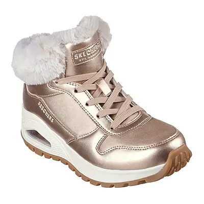 Női téli bokacsizma SKECHERS Uno Rugged Cool Nova rose gold