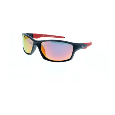 Napszemüveg H.I.S. POLARIZED HPS97101-2, black, smoke with red mirror POL, 64-16-134