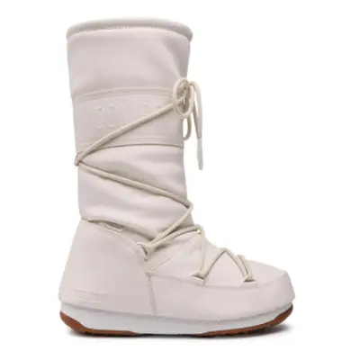 Női magas téli csizma MOON BOOT High Rubber cream