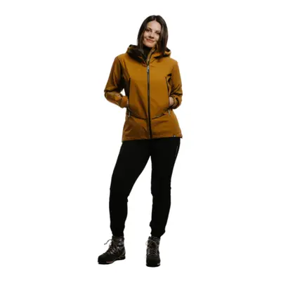 Női túra softshell kabát NORTHFINDER DELORIS-520-mustard