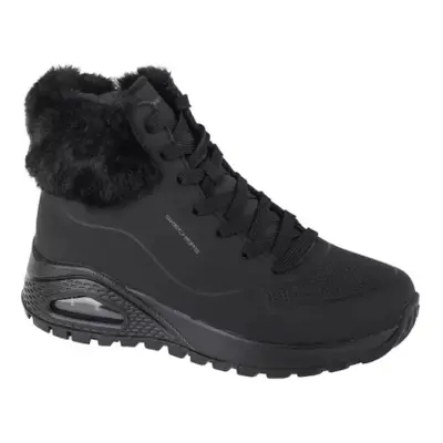 Női téli bokacsizma SKECHERS Uno Rugged Fall Air black