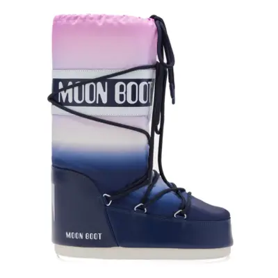 Dámske vysoké zimné topánky MOON BOOT MB ICON MOONRISE-F003 BLUE