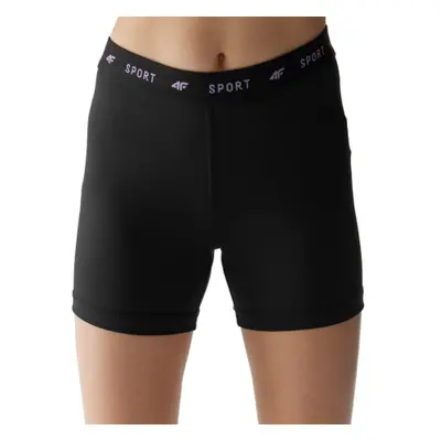 Lány edzés rövidnadrág 4F JUNIOR SHORTS FNK-4FJWSS24TFSHF487-20S-DEEP BLACK