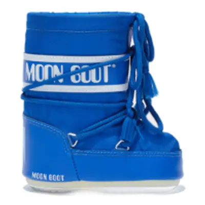 Junior magas téli csizma MOON BOOT MB ICON MINI NYLON JR-F002 ELECTRIC BLUE