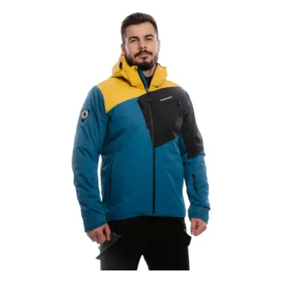 Férfi sídzseki BLIZZARD Ski Jacket Leogang, petroleum mustard yellow