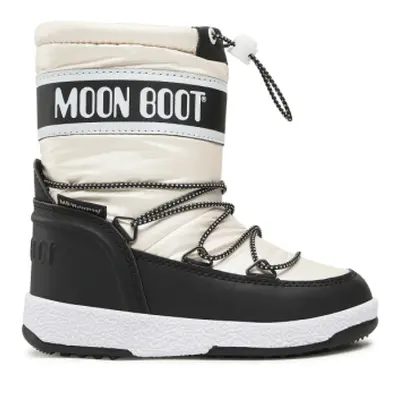 Fiúk magas téli csizma MOON BOOT Boy Sport K black white