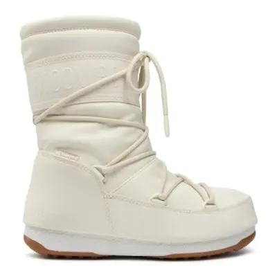 Női magas téli csizma MOON BOOT Mid Rubber cream