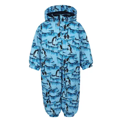 Fiú téli overál COLOR KIDS Coverall, AOP, AF 10.000, light blue