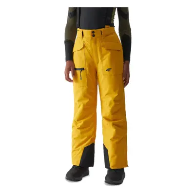 Fiú sínadrág 4F JUNIOR TROUSERS FNK-JAW23TFTRM360-71S-YELLOW