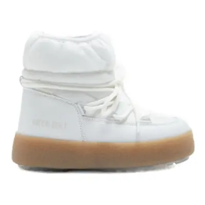 Lányok téli bokacsizma MOON BOOT JTRACK LOW NYLON WP, 002 white