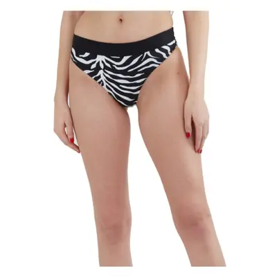 Női fürdőruha alsó rész FUNDANGO Sahara Mid Waist Full Bottoms-903-black injun