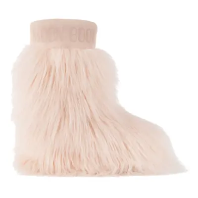 Lányok téli bokacsizma MOON BOOT RESORT COL. MB ICON YETI MID-J001 PINK