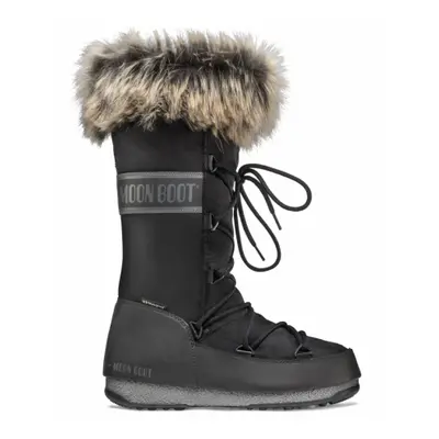 Női téli magas csizma MOON BOOT Monaco High black