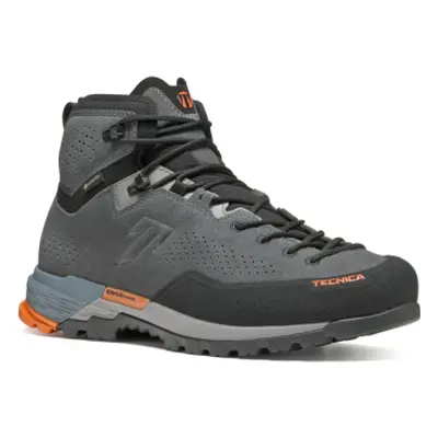 Férfi bokatúra teljes bőrcipő TECNICA Sulfur MID GTX Ms, dark grey orange