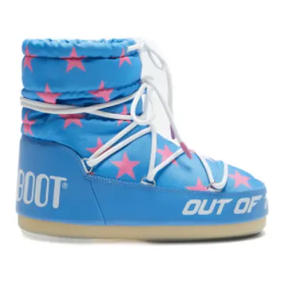 Női alacsony téli csizma MOON BOOT LIGHT LOW STARS, 001 alaskan blue