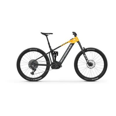 Női elektromos mountain bike MONDRAKER Crafty Race, obsidian grey dense yellow racing silver