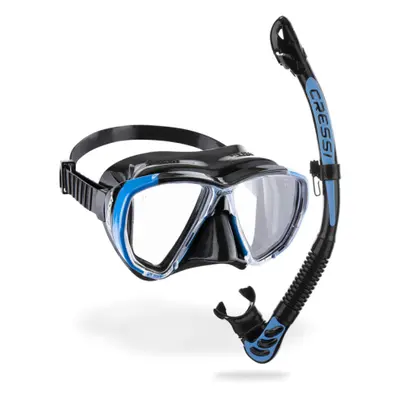 Búvár snorkeling készlet CRESSI BIG EYES EVOLUTION+ALPHA UD COMBO BLACK BLUE