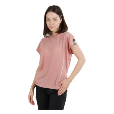 Női rövid ujjú turista póló FUNDANGO Rush T-shirt-385-mauve