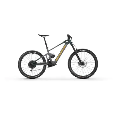 Női elektromos mountain bike MONDRAKER Dune Carbon R, nimbus grey obsidian grey dense yellow